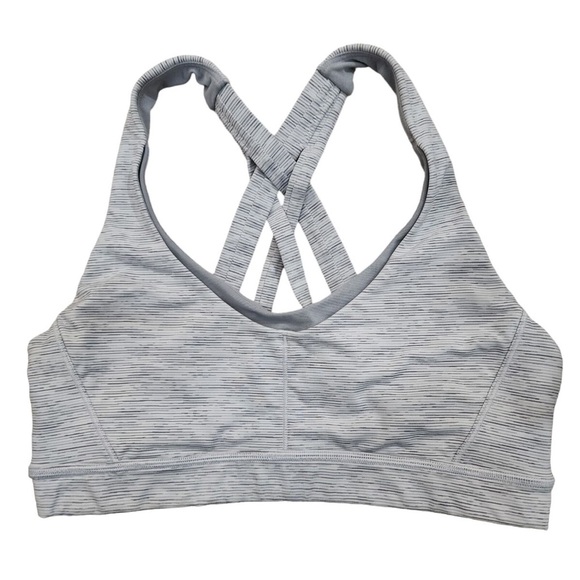 lululemon athletica Other - Lululemon Stash N’ Run Bra Wee Are From Space Nimbus Battleship Ice Grey🌻